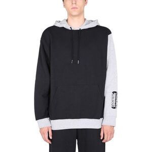 OPENING CEREMONY Colorblock Hoodie Men BLACK Sweaters & Cardigans